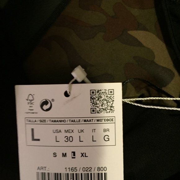 CLEARANCE NWT Zara Black Knotted Tunic Dress S - Picture 8 of 8